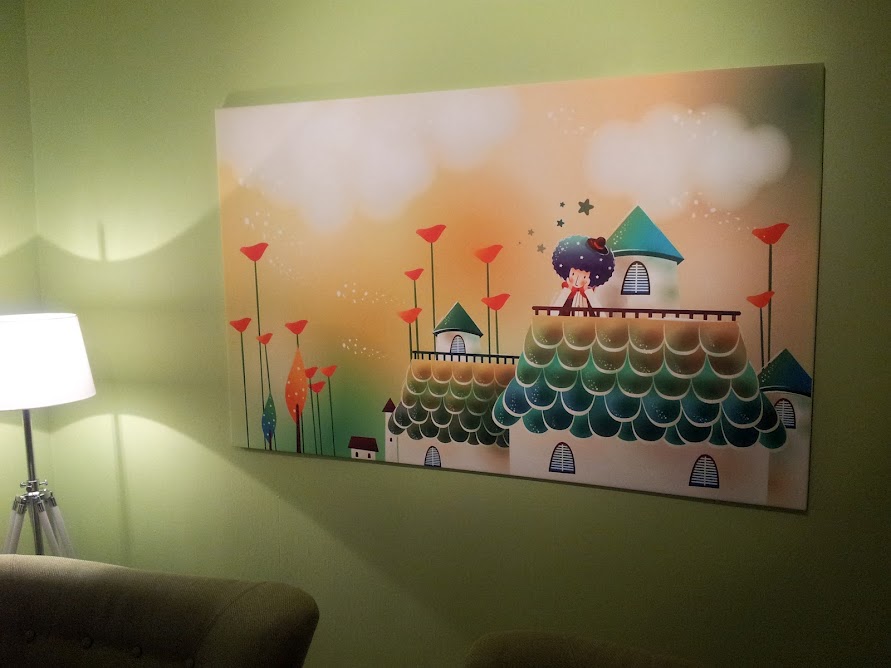 fototavla av illustraion